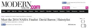 David Barron Featured in Modern Salon