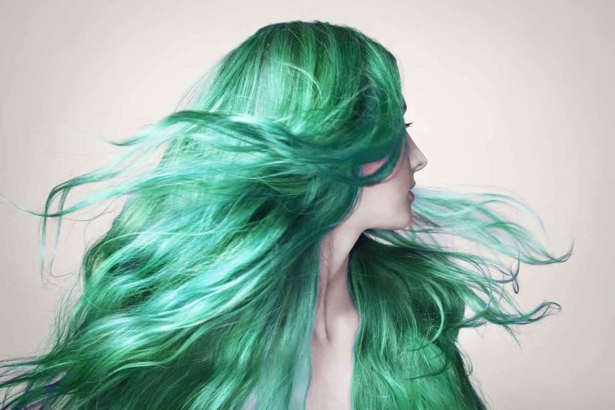Green Hair Color for St Patricks Day