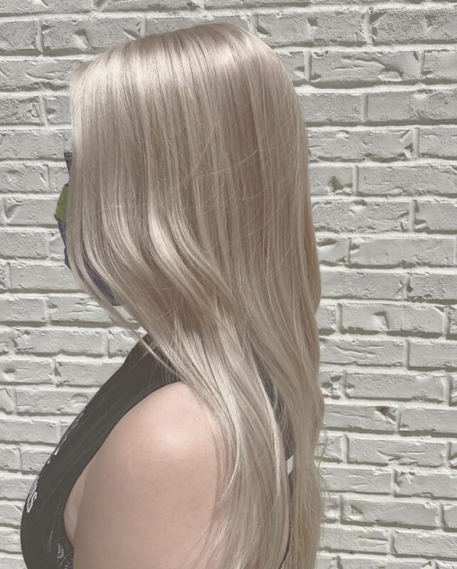 Shimmery Blonde Haircolor - Atlanta Hair Salon