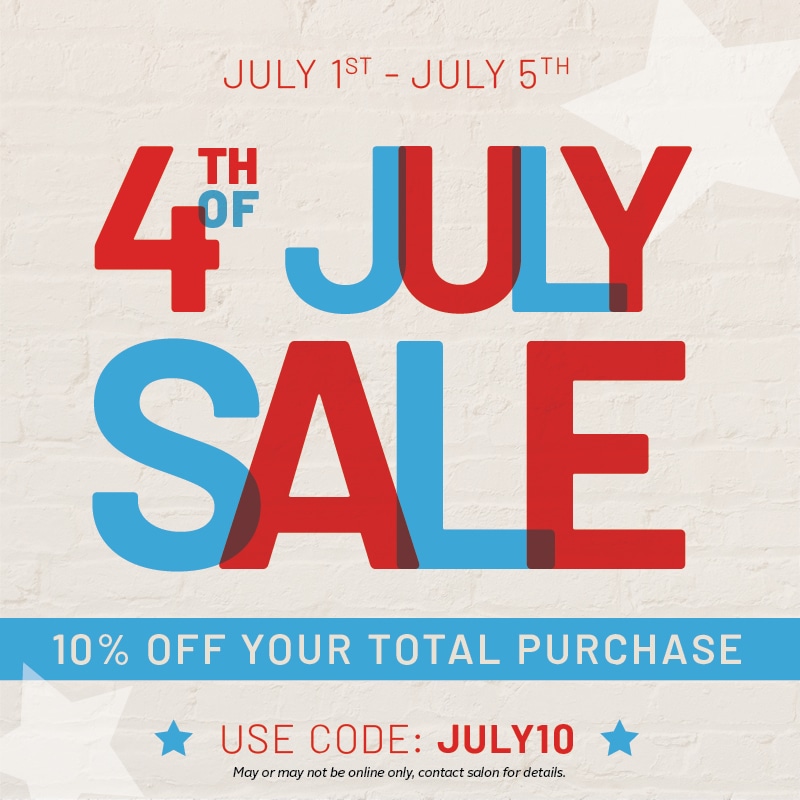 4th of July Sale in the Online Store