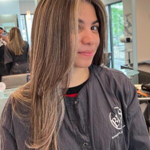 haircut and dimensional haircolor buckhead hair salon by Visal