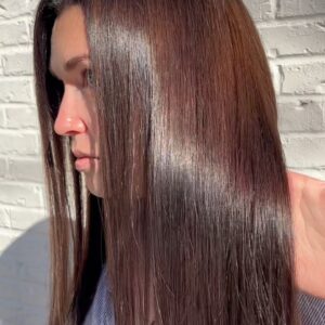 Color corrective base glaze and Keratin Treatment