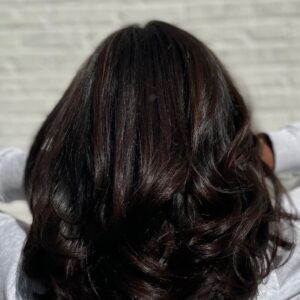Shiny Brunette Haircolor