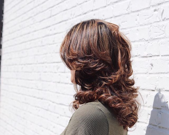 Butterfly Haircut on Medium Shoulder Length Hair