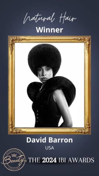 Winner Natural Hair Category IBI Awards 2024