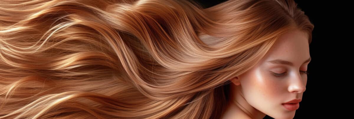 Luxurious wavy blonde hair at Atlanta Buckhead Hair Salon
